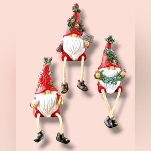 3 piece Christmas Gnome Set